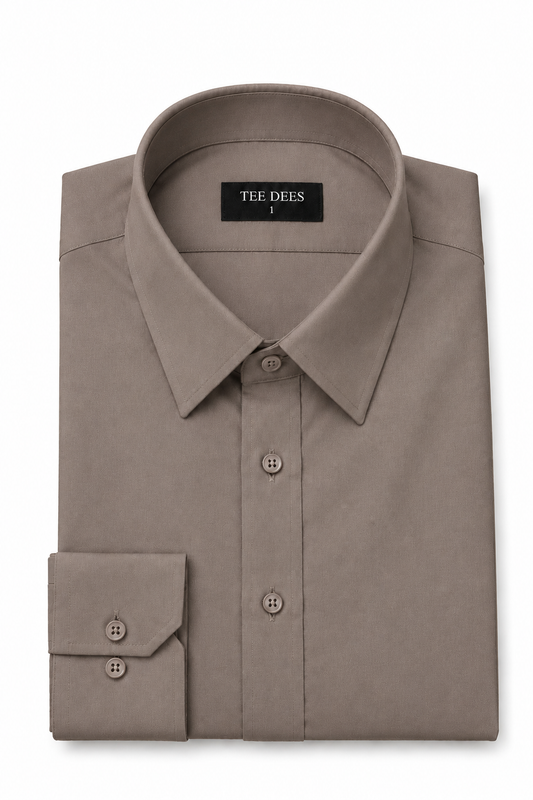 Men's Brown Shalwar Kameez - Wash n Wear