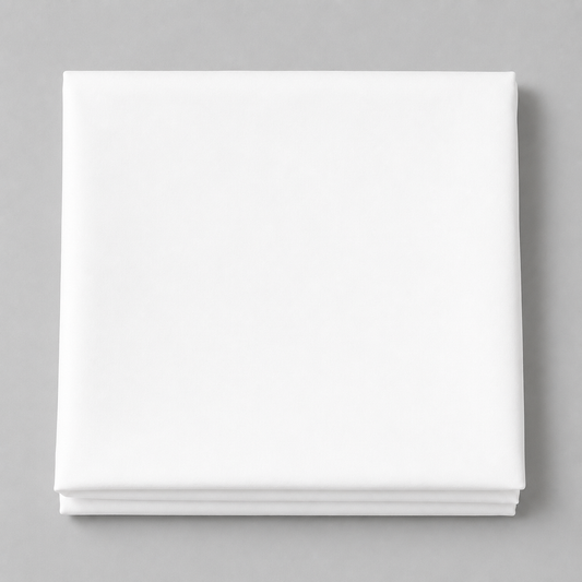 WHITE UNSTITCHED FABRIC