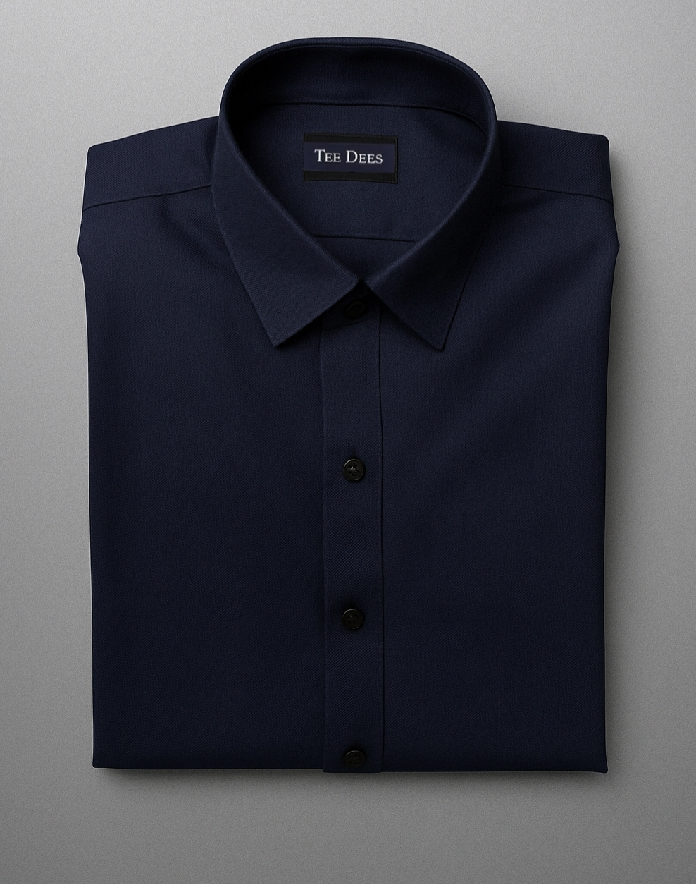 Navy Blue Woolen Blend Shalwar Kameez - Woolen Blend