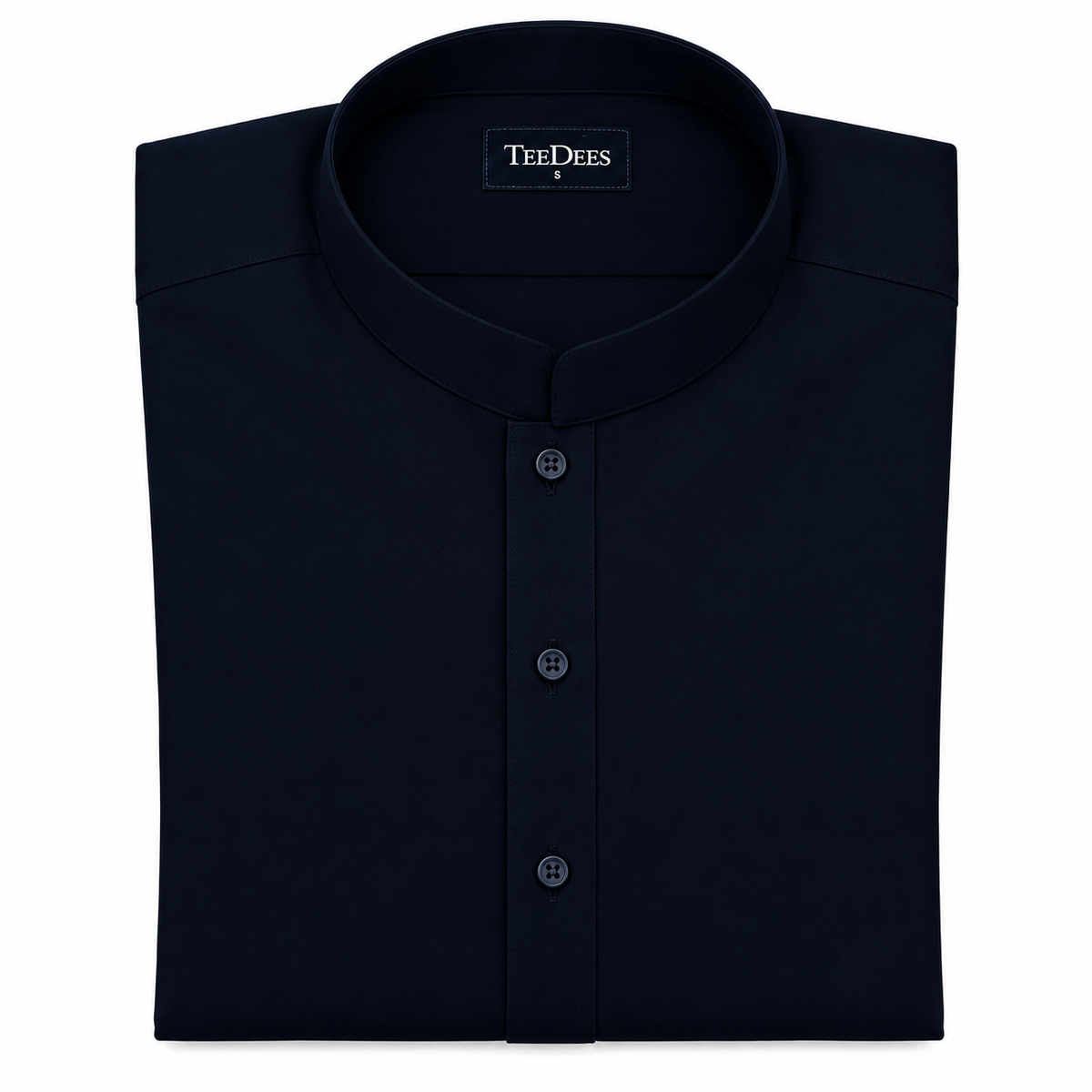 Men's Dark Navy Blue Kurta Shalwar - Woolen Blend