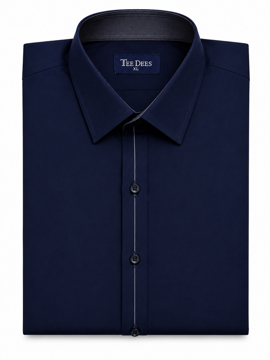 Navy Blue Designer Shalwar Kameez - Wash n Wear