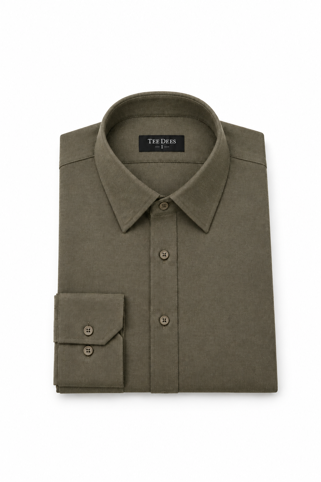 Men's Greenish Brown Shalwar Kameez - Premium Worsted Woolen