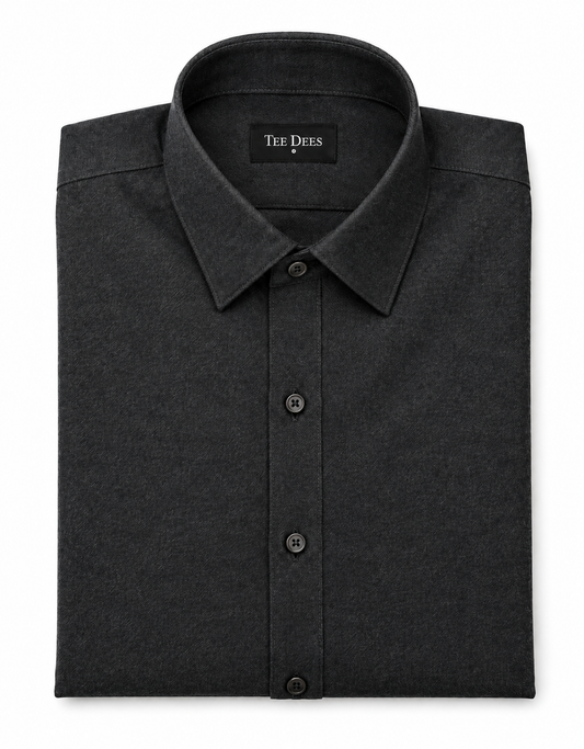Charcoal Grey Woolen Blend Shalwar Kameez