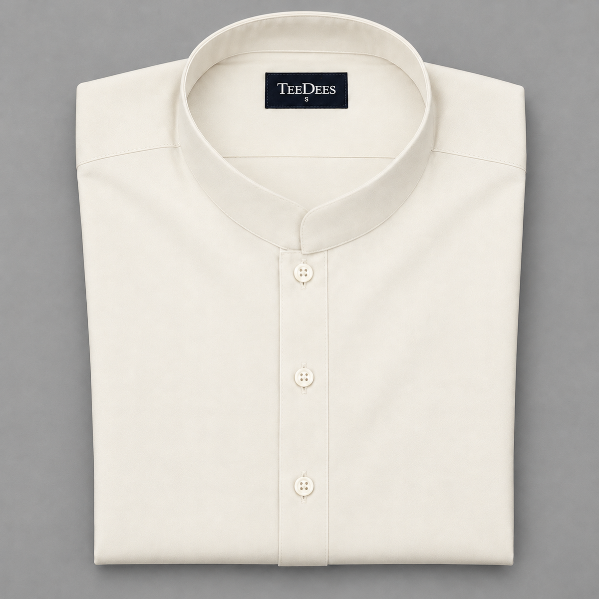 Men's Off-White Kurta Shalwar - Woolen Blend