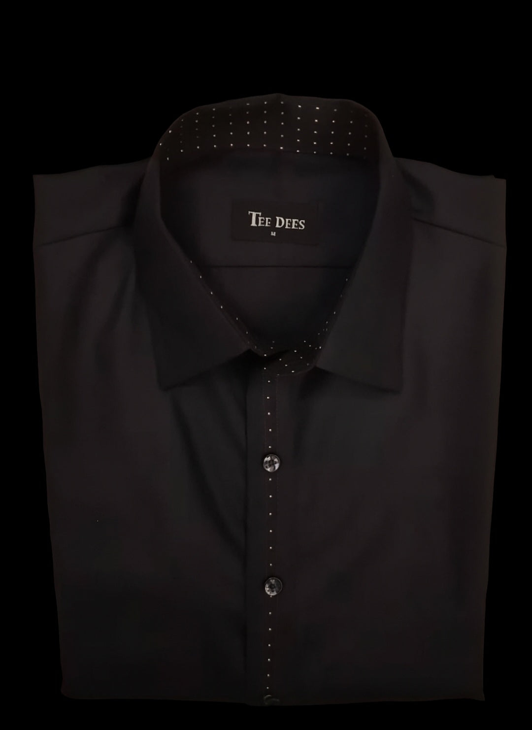 Navy Bue Shalwar Kameez with Contrast - Poly-Viscose